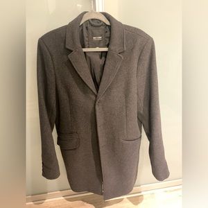 Warm wool blend fall coat